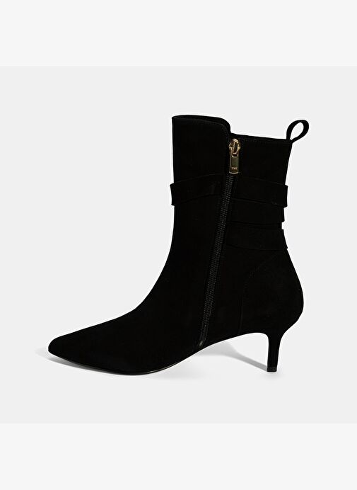 Desa Desa Kadın Siyah Sivri Burunlu İnce Topuklu Süet Çizme Bot | Boyner Siyah - 4. görsel