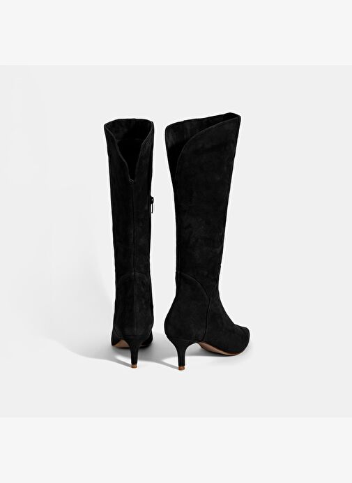 Desa Desa Kadın Siyah Sivri Burunlu İnce Topuklu Süet Çizme Bot | Boyner Siyah - 9. görsel