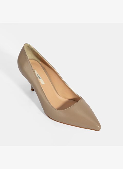 Kadın Vizon Deri Stiletto - Görsel 6