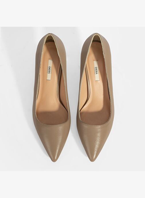 Kadın Vizon Deri Stiletto - Görsel 8