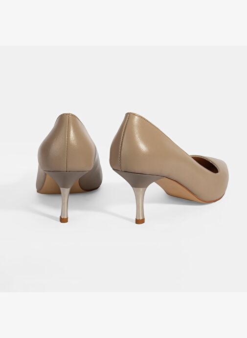 Kadın Vizon Deri Stiletto - Görsel 9