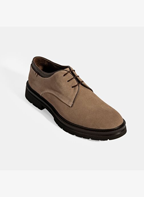 Erkek Kahve Bağcıklı Süet Günlük Ayakkabı - Görsel 7