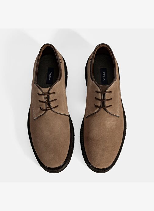 Erkek Kahve Bağcıklı Süet Günlük Ayakkabı - Görsel 8