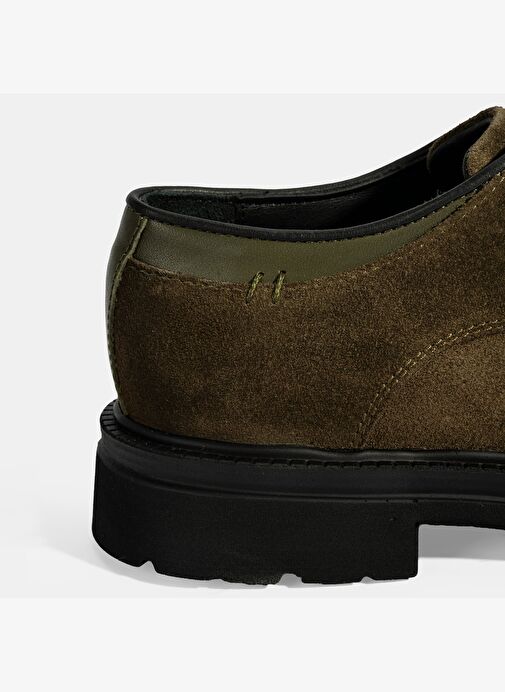 Erkek Yeşil Bağcıklı Süet Günlük Ayakkabı - Görsel 7