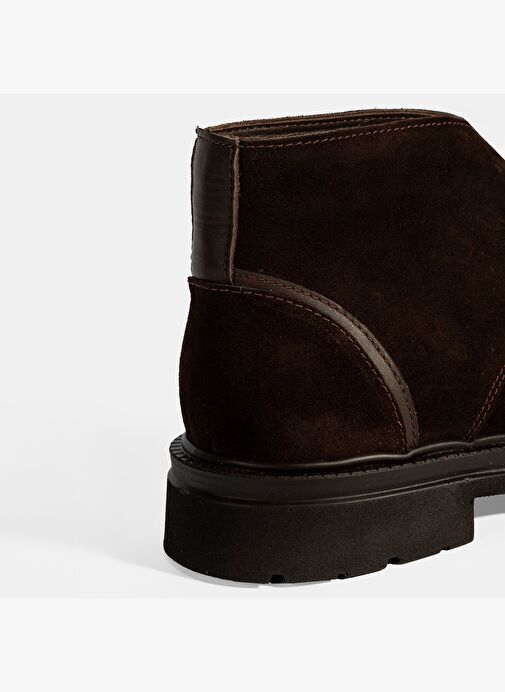 Erkek Kahve Bağcıklı Süet Bot - Görsel 7