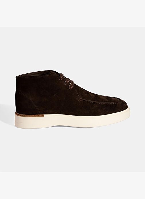 Erkek Kahve Bağcıklı Süet Bot - Görsel 3