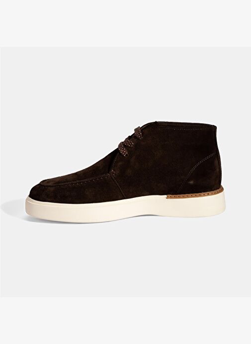 Erkek Kahve Bağcıklı Süet Bot - Görsel 4