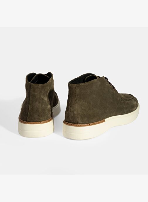 Erkek Yeşil Bağcıklı Süet Bot - Görsel 9