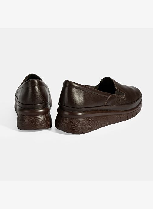 Kadın Kahve DesaComfort Deri Günlük Ayakkabı - Görsel 9