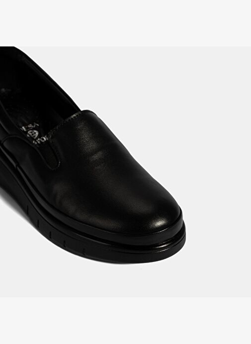 Kadın Siyah DesaComfort Deri Günlük Ayakkabı - Görsel 7