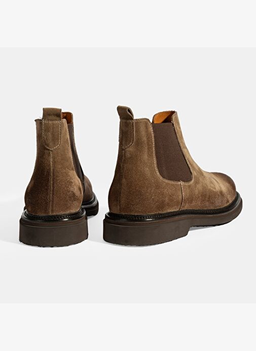 Erkek Vizon Lastikli Süet Bot - Görsel 7