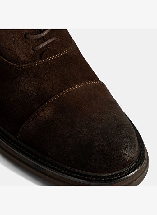 Erkek Kahve Bağcıklı Süet Günlük Ayakkabı - Görsel 6