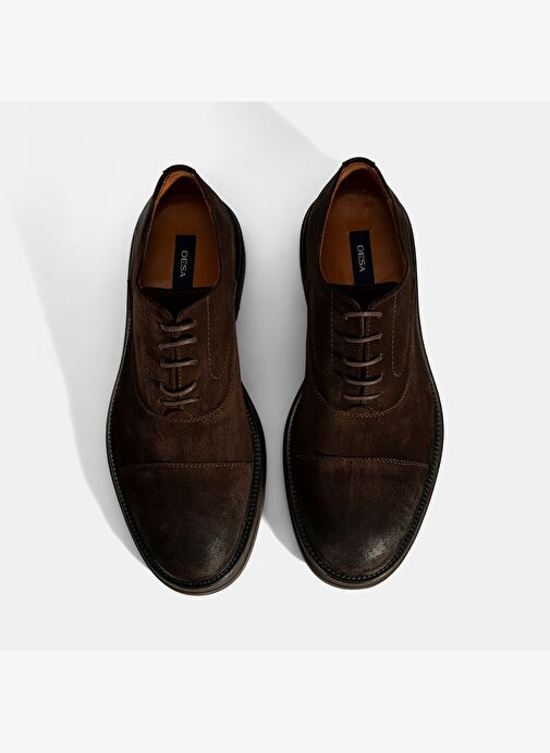 Erkek Kahve Bağcıklı Süet Günlük Ayakkabı - Görsel 8