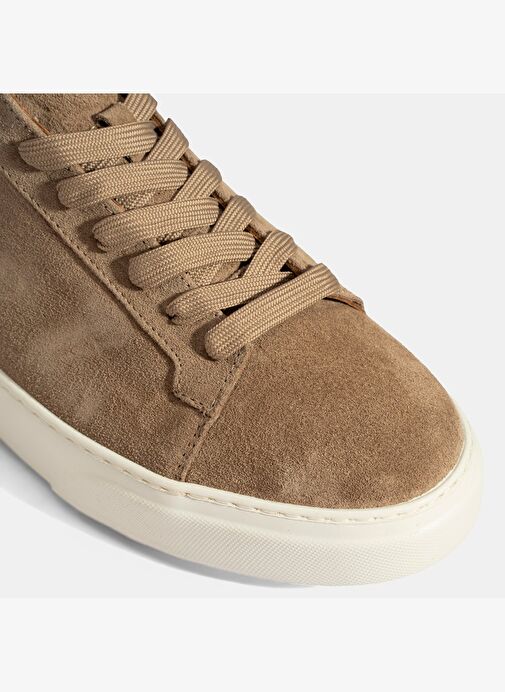 Erkek Kahve Bağcıklı Deri Spor Ayakkabı - Görsel 6