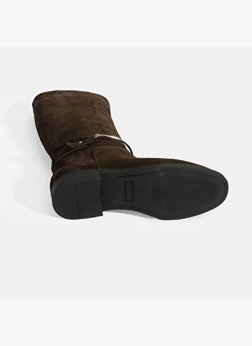 Desa Desa Kahverengi Kadın Kahve Metal Detaylı Deri Süet Çizme Bot | Boyner Kahverengi - 5. görsel