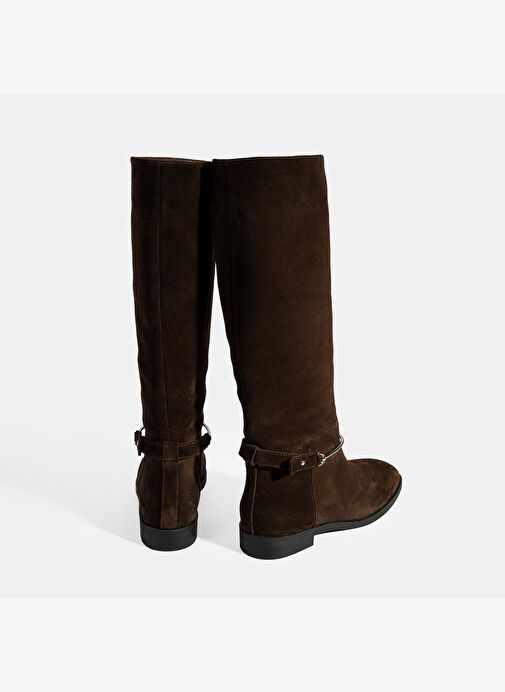 Desa Desa Kahverengi Kadın Kahve Metal Detaylı Deri Süet Çizme Bot | Boyner Kahverengi - 9. görsel