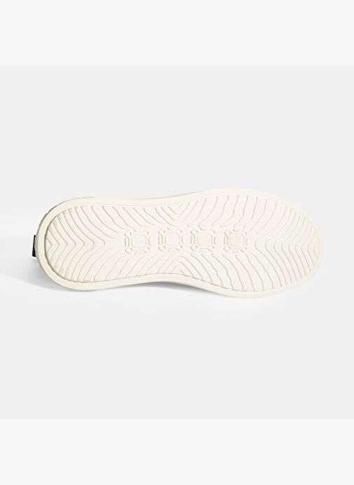 Erkek Lacivert Bağcıklı Deri Sneaker - Görsel 5