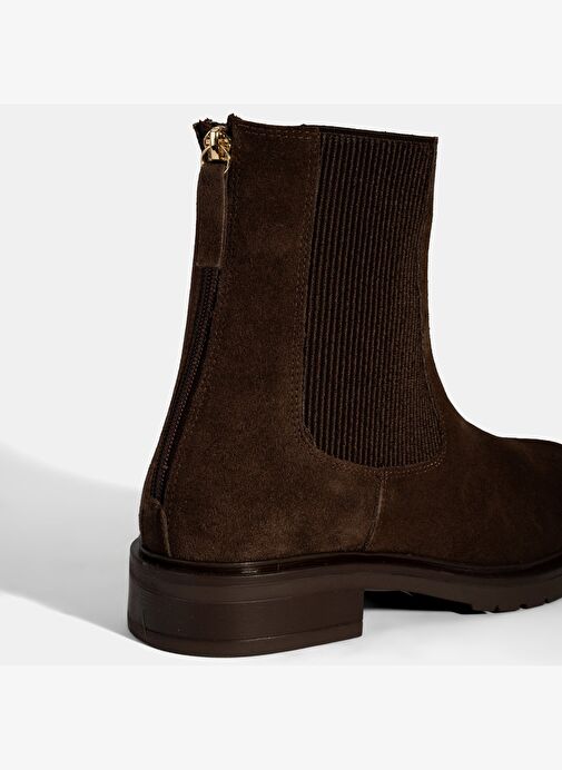 Kadın Kahve Lastikli Süet Chelsea Bot - Görsel 7