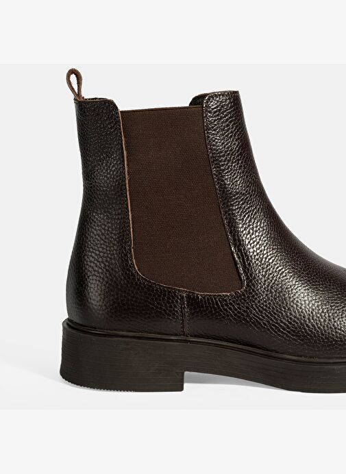 Desa Desa Kahverengi Kadın Kahve Lastik Detaylı Deri Bot Boyner'de! Kahverengi - 7. görsel