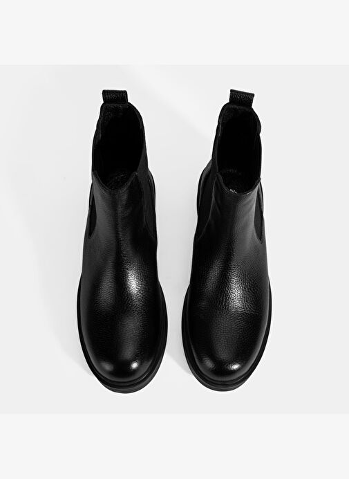 Desa Desa Kadın Siyah Lastik Detaylı Deri Bot Boyner'de! Siyah - 8. görsel