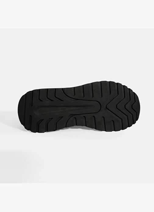 Erkek Kahve Bağcıklı Kalın Tabanlı Deri Sneaker - Görsel 5