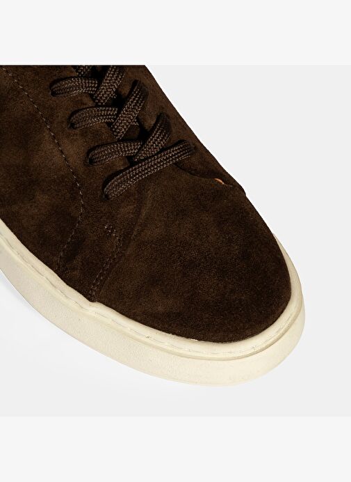 Erkek Kahve Bağcıklı Süet Spor Ayakkabı - Görsel 6