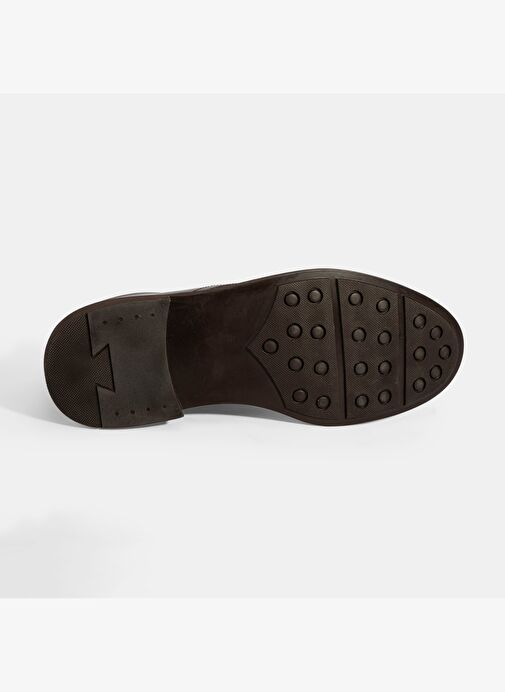 Erkek Kahve Bağcıklı Deri Bot - Görsel 5