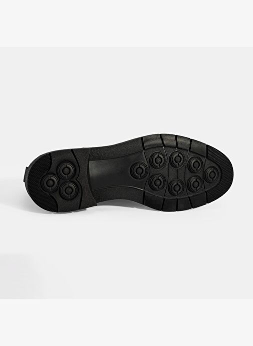 Erkek Siyah Bağcıklı Deri Klasik Ayakkabı - Görsel 5