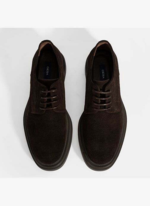 Erkek Kahve Bağcıklı Günlük Süet Ayakkabı - Görsel 8