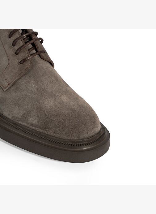 Erkek Vizon Bağcıklı Günlük Süet Ayakkabı - Görsel 7