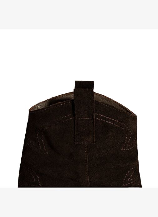 Desa Desa Kahverengi Kadın Kahve İşleme Detaylı Kalın Topuklu Bot | Boyner Kahverengi - 7. görsel