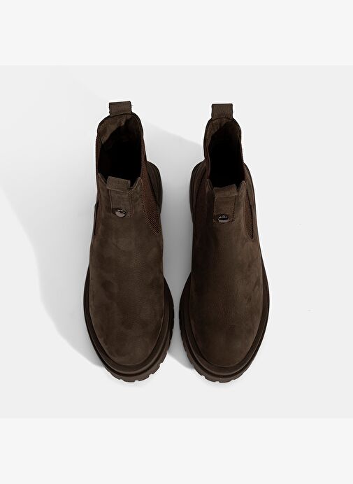 Desa Desa Kahverengi Kadın Kahve Nubuk Deri Chelsea Bot Boyner'de! Kahverengi - 8. görsel