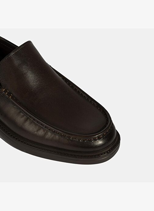 Erkek Kahve Deri Loafer - Görsel 7