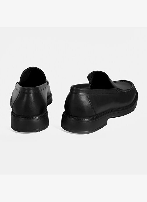 Erkek Siyah Deri Loafer - Görsel 9