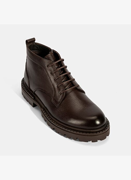Desa Desa Kahverengi Erkek Kahve Bağcıklı Kalın Tabanlı Deri Postal Bot Boyner'de! Kahverengi - 6. görsel