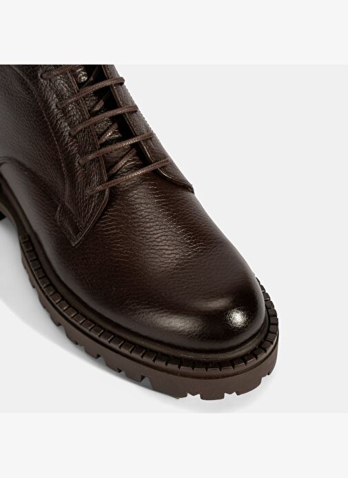Desa Desa Kahverengi Erkek Kahve Bağcıklı Kalın Tabanlı Deri Postal Bot Boyner'de! Kahverengi - 7. görsel