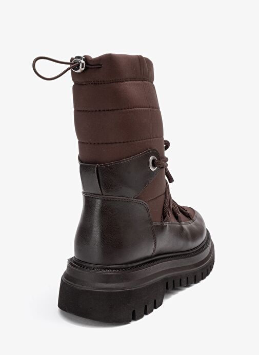 WELD Kahverengi Cilt Kadın Kar Botu - Görsel 6