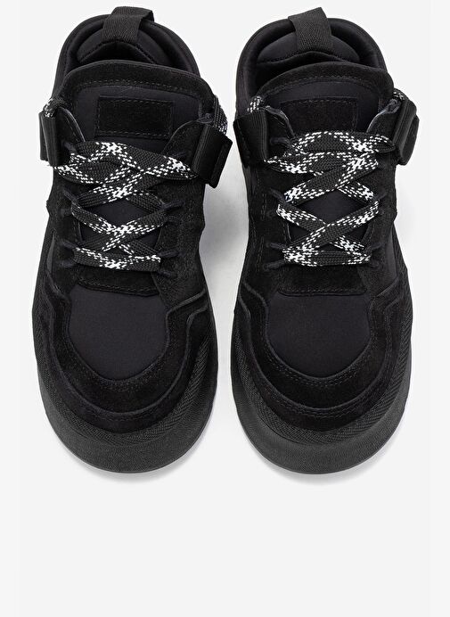 Luvi Shoes Luvi Shoes Belirsiz RAVEN Siyah Süet Hakiki Deri Kadın Platform Sneaker | Boyner Belirsiz - 3. görsel