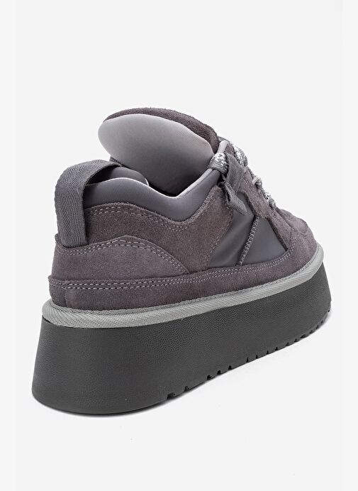 Luvi Shoes Luvi Shoes Belirsiz RAVEN Gri Süet Hakiki Deri Kadın Platform Sneaker | Boyner Belirsiz - 6. görsel