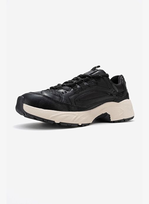 LETTY Siyah Baskı Scuba Kadın Spor Ayakkabı - Görsel 5