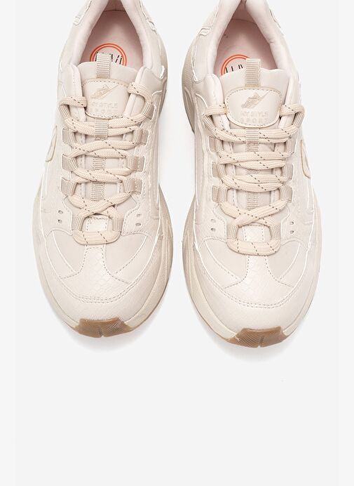 LETTY Bej Baskı Scuba Kadın Spor Ayakkabı - Görsel 3