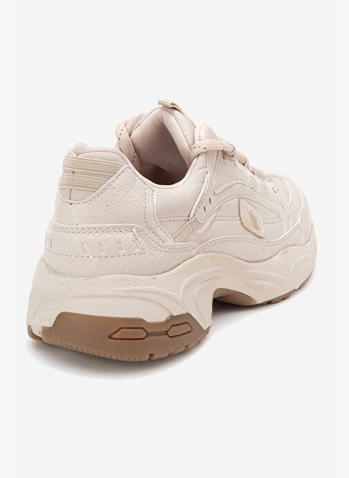 LETTY Bej Baskı Scuba Kadın Spor Ayakkabı - Görsel 6