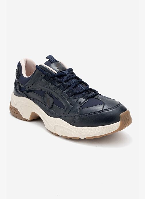 LETTY Lacivert Baskı Scuba Kadın Spor Ayakkabı - Görsel 4