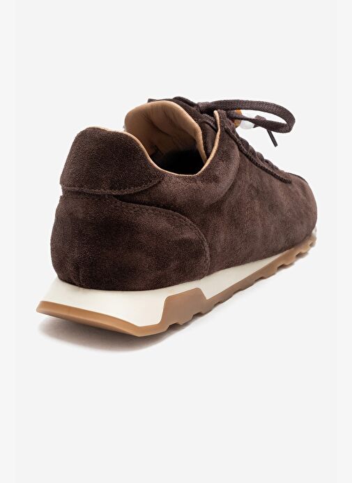 Luvi Shoes Luvi Shoes Belirsiz BREA Kahverengi Süet Hakiki Deri Boncuklu Kadın Günlük Sneaker | Boyner Belirsiz - 6. görsel