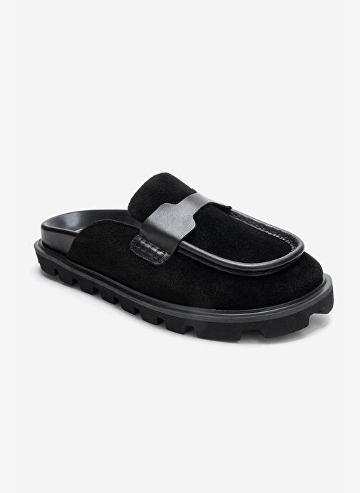 Luvi Shoes Luvi Shoes Belirsiz VELA Siyah Süet Hakiki Deri Kadın Terlik Boyner'de! Belirsiz - 4. görsel