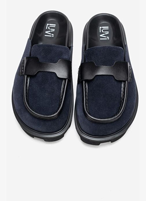 Luvi Shoes Luvi Shoes Belirsiz VELA Lacivert Süet Hakiki Deri Kadın Terlik Boyner'de! Belirsiz - 3. görsel