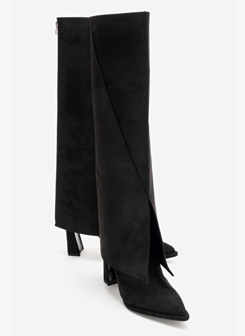Luvi Shoes Luvi Shoes Belirsiz AJA Siyah Süet Kadın Kalın Topuklu Çizme Olabilen Bot Boyner'de! Belirsiz - 2. görsel