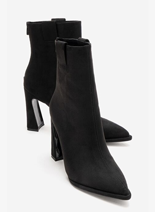 Luvi Shoes Luvi Shoes Belirsiz AJA Siyah Süet Kadın Kalın Topuklu Çizme Olabilen Bot Boyner'de! Belirsiz - 5. görsel