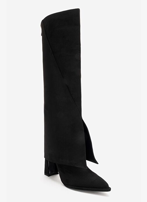 Luvi Shoes Luvi Shoes Belirsiz AJA Siyah Süet Kadın Kalın Topuklu Çizme Olabilen Bot Boyner'de! Belirsiz - 7. görsel