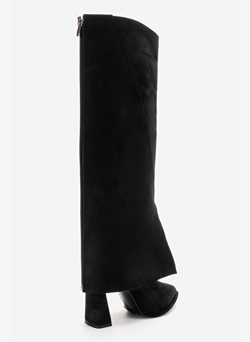 Luvi Shoes Luvi Shoes Belirsiz AJA Siyah Süet Kadın Kalın Topuklu Çizme Olabilen Bot Boyner'de! Belirsiz - 8. görsel